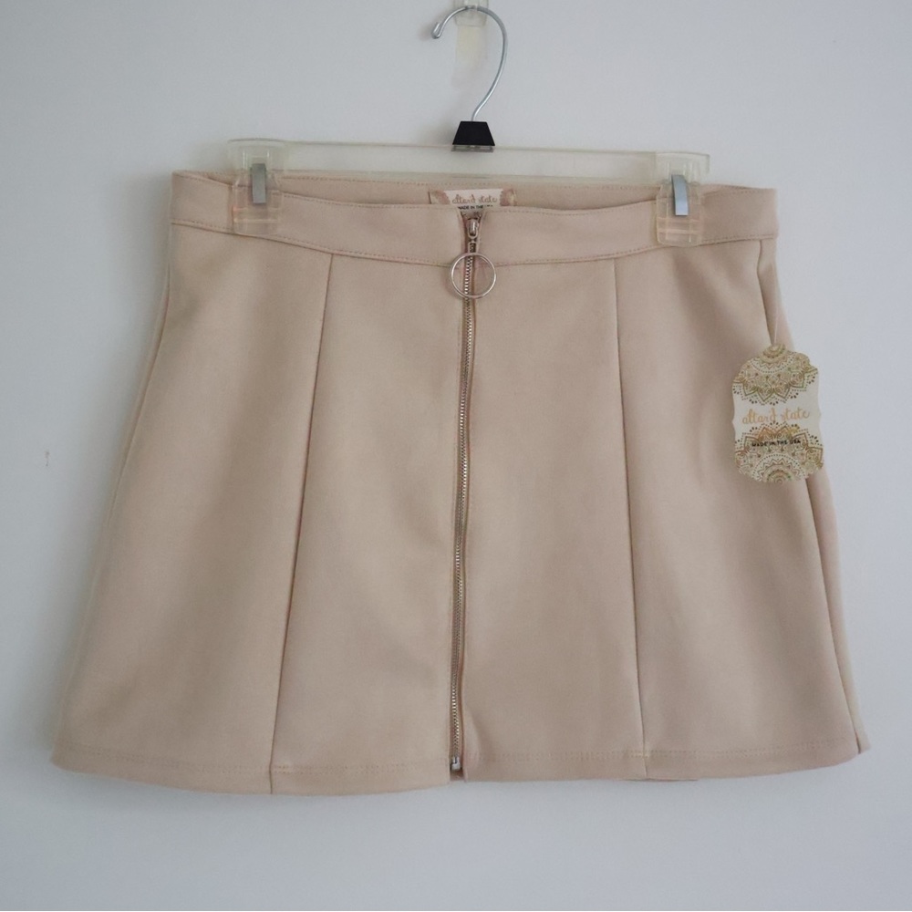 NWT Altar'd Stare LOLA Skirt Tapioca Medium (M) Zipper in Front